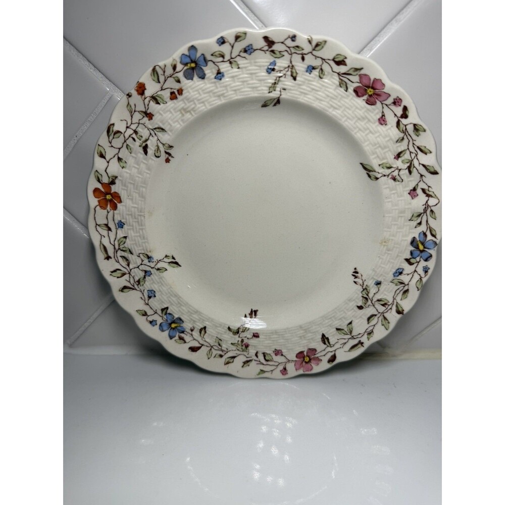 SPODE COPELAND OLD MARK Wicker Dale (1) Salad/ Bread Plate~6.5"